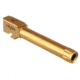 TRYBE Defense GLOCK 23/32 9mm Threaded Conversion Pistol Barrel, 1/2 x 28, 416R Stainless Steel, Gold TIN, TPBCONVG23-32-TIN