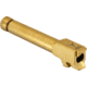 TRYBE Defense Glock 23/32 9mm Threaded Conversion Pistol Barrel, 3.25 inch, 1-10 Twist, Gold TiN, Version 2, TPBCONVG23-32-TIN-V2
