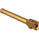 TRYBE Defense Grade Threaded Pistol Barrel, 1/2 x 28 Thread, Glock 34, Gold TIN, TPBG34-TIN