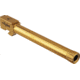 TRYBE Defense Grade Threaded Pistol Barrel, 1/2 x 28 Thread, Glock 34, Gold TIN, TPBG34-TIN