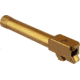 TRYBE Defense Grade Threaded Pistol Barrel, Glock 19/19, 1/2 x 28 Thread, Gold TIN, TPBG19-TIN