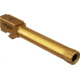 TRYBE Defense Grade Threaded Pistol Barrel, Glock 19/19, 1/2 x 28 Thread, Gold TIN, TPBG19-TIN