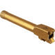 TRYBE Defense Grade Threaded Pistol Barrel, S&amp;W M&amp;P 9mm 4.25in 2.0, 1/2 x 28 Thread, Gold TIN, TPBSWMP425-TIN