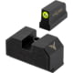 TRYBE Defense High Glow 1-Dot Tritium Night Sights for Glock 17/19/22/23/24/26/27/33/34/35/37/38/39, Mid, Black, 1DTSG-MD
