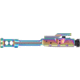 TRYBE Defense Low-Mass AR-15 Complete Bolt Carrier Group, Rainbow PVD, BCG556-LMPVD