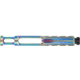 TRYBE Defense Low-Mass AR-15 Complete Bolt Carrier Group, Rainbow PVD, BCG556-LMPVD