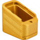 TRYBE Defense Magazine Extension Base Pad, Glock 17/17L/19X/22/34/45, 9mm/.40 S&amp;W, 4/5-Round, Gold, MAGEXTG174/5-GLD-5RD
