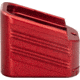 TRYBE Defense Magazine Extension Base Pad, Glock 17/17L/19X/22/34/45, 9mm/.40 S&amp;W, 4/5-Round, Red, MAGEXTG174/5-RD-5RD
