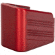 TRYBE Defense Magazine Extension Base Pad, Glock 17/17L/19X/22/34/45, 9mm/.40 S&amp;W, 4/5-Round, Red, MAGEXTG174/5-RD-5RD