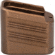 TRYBE Defense Magazine Extension Base Pad, Glock 19/23/26/27, 9mm/.40 S&amp;W, 4/5-Round, FDE, MAGEXTG194/5-FDE-5RD