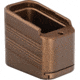 TRYBE Defense Magazine Extension Base Pad, Glock 19/23/26/27, 9mm/.40 S&amp;W, 4/5-Round, FDE, MAGEXTG194/5-FDE-5RD