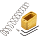 TRYBE Defense Magazine Extension Base Pad, Glock 19/23/26/27, 9mm/.40 S&amp;W, 4/5-Round, Gold, MAGEXTG194/5-GLD-5RD