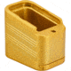TRYBE Defense Magazine Extension Base Pad, Glock 19/23/26/27, 9mm/.40 S&amp;W, 4/5-Round, Gold, MAGEXTG194/5-GLD-5RD