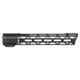 TRYBE Defense Magnite Go Fast Ultra Lightweight Handguard, Cut Top Rail, M-LOK, Black, 12in, MGHDG-V2-12CR-BL
