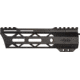 TRYBE Defense Magnite Go Fast Ultra Lightweight Handguard, Cut Top Rail, M-LOK, Black, 7in, MGHDG-V2-7CR-BL