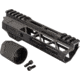 TRYBE Defense Magnite Go Fast Ultra Lightweight Handguard, Cut Top Rail, M-LOK, Black, 7in, MGHDG-V2-7CR-BL