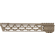TRYBE Defense Magnite Go Fast Ultra Lightweight Handguard, Cut Top Rail, M-LOK, FDE, 12in, MGHDG-V2-12CR-FDE