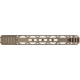 TRYBE Defense Magnite Go Fast Ultra Lightweight Handguard, Cut Top Rail, M-LOK, FDE, 12in, MGHDG-V2-12CR-FDE