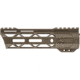 TRYBE Defense Magnite Go Fast Ultra Lightweight Handguard, Cut Top Rail, M-LOK, FDE, 7in, MGHDG-V2-7CR-FDE