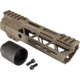 TRYBE Defense Magnite Go Fast Ultra Lightweight Handguard, Cut Top Rail, M-LOK, FDE, 7in, MGHDG-V2-7CR-FDE