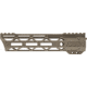 TRYBE Defense Magnesium Alloy Go Fast Ultra Lightweight Handguard, Cut Top Rail, M-LOK, FDE, 9in, MGHDG-V2-9CR-FDE