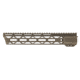 TRYBE Defense Magnite Go Fast Ultra Lightweight Handguard, Full Top Rail, M-LOK, FDE, 12in, MGHDG-V2-12FR-FDE