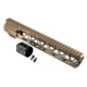 TRYBE Defense Magnite Go Fast Ultra Lightweight Handguard, Full Top Rail, M-LOK, FDE, 12in, MGHDG-V2-12FR-FDE