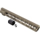 TRYBE Defense Magnite Go Fast Ultra Lightweight Handguard, Full Top Rail, M-LOK, FDE, 15in, MGHDG-V2-15FR-FDE