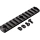 TRYBE Defense Magnite M-Lok Picatinny Rail Section with Lugs - 11 Slots, Black, TRBDMGRAIL11-V2-BL