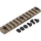 TRYBE Defense Magnite M-Lok Picatinny Rail Section with Lugs - 11 Slots, FDE, TRBDMGRAIL11-V2-FDE