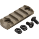 TRYBE Defense Magnite M-Lok Picatinny Rail Section with Lugs - 5 Slots, FDE, TRBDMGRAIL5-V2-FDE