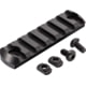 TRYBE Defense Magnite M-Lok Picatinny Rail Section with Lugs - 7 Slots, Black, TRBDMGRAIL7-V2-BL