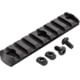 TRYBE Defense Magnite M-Lok Picatinny Rail Section with Lugs - 9 Slots, Black, TRBDMGRAIL9-V2-BL