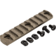 TRYBE Defense Magnite M-Lok Picatinny Rail Section with Lugs - 9 Slots, FDE, TRBDMGRAIL9-V2-FDE