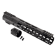 TRYBE Defense Magnite Ultra Function Lightweight Handguard, Cut Top Rail, M-LOK, Black, 12in, MGHDG-V1-12CR-BL