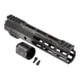 TRYBE Defense Magnite Ultra Function Lightweight Handguard, Cut Top Rail, M-LOK, Black, 9in, MGHDG-V1-9CR-BL