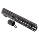 TRYBE Defense Magnite Ultra Function Lightweight Handguard, Full Top Rail, M-LOK, Black, 12in, MGHDG-V1-12FR-BL