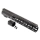 TRYBE Defense Magnite Ultra Function Lightweight Handguard, Full Top Rail, M-LOK, Black, 12in, MGHDG-V1-12FR-BL
