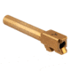 TRYBE Defense Match Grade Non Threaded Pistol Barrel, 9mm Luger, Glock 17, TiN Gold, PBG17-TIN