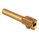TRYBE Defense Match Grade Non Threaded Pistol Barrel, 9mm Luger, Glock 19/Glock 19X, TiN Gold, PBG19-TIN