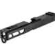 TRYBE Defense Pistol Slide, Glock 17, Gen 3, DeltaPoint Pro Cut, Version 2, Black Cerakote, No Base Plate Included, SLDG17G3DPV2-BN