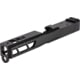 TRYBE Defense Pistol Slide, Glock 17, Gen 3, Venom Cut, Version 2, Black Cerakote, No Base Plate Included, SLDG17G3VNMV2-BN