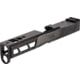 TRYBE Defense Pistol Slide, Glock 17, Gen 4, DeltaPoint Pro Cut, Version 2, Black Cerakote, No Base Plate Included, SLDG17G4DPV2-BN
