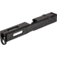 TRYBE Defense Pistol Slide, Glock 17, Gen 5, Viper Cut, Version 1, Black Cerakote SLDG17G5VPR-BN