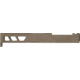 TRYBE Defense Pistol Slide, Glock 19, Gen 3, DeltaPoint Pro Cut, Version 2, FDE Cerakote, No Base Plate Included, SLDG19G3DPV2-FDE