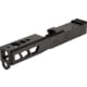 TRYBE Defense Pistol Slide, Glock 19, Gen 3, Venom Cut, Version 2, Black Cerakote, No Base Plate Included, SLDG19G3VNMV2-BN