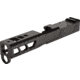 TRYBE Defense Pistol Slide, Glock 19, Gen 4, RMR Cut, Version 2, Black Cerakote, No Base Plate Included, SLDG19G4RMRV2-BN