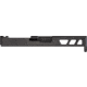 TRYBE Defense Pistol Slide, Glock 19, Gen 4, Venom Cut, Version 2, Black Cerakote, No Base Plate Included, SLDG19G4VNMV2-BN