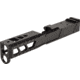 TRYBE Defense Pistol Slide, Glock 19, Gen 4, Venom Cut, Version 2, Black Cerakote, No Base Plate Included, SLDG19G4VNMV2-BN