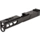 TRYBE Defense Pistol Slide, Glock 19, Gen 4, Venom Cut, Version 2, Black Cerakote, No Base Plate Included, SLDG19G4VNMV2-BN